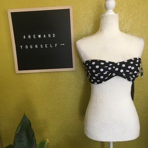 Mossimo bathing suit top polka dot